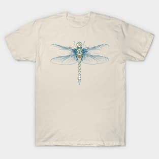 Dragonfly Graphic Pastel Colors T-Shirt